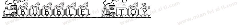 Bubble Toy字体转换